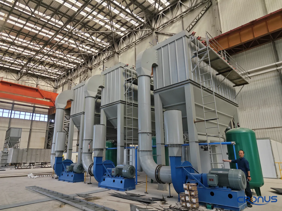 Cronus ultrafine grinding line installed at customer site